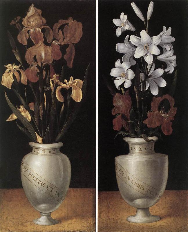 RING, Ludger tom, the Younger Vases of Flowers DTU Germany oil painting art